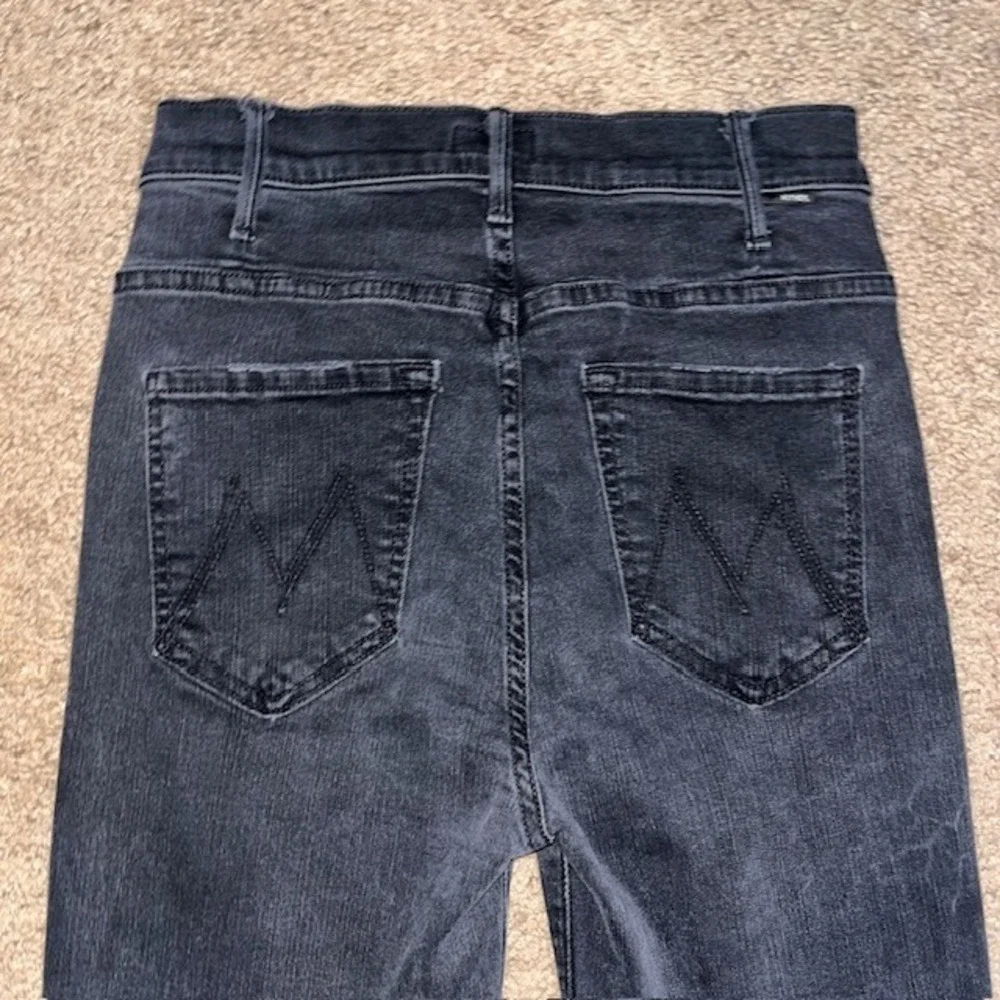 Mother The‎ Hustler Ankle Fray High Rise Flare Jeans Not Guilty 26